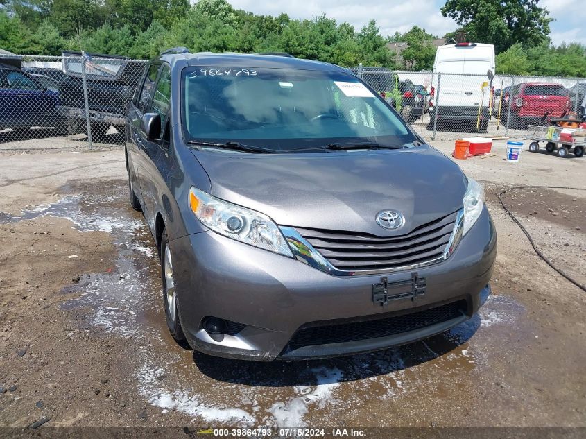 2015 TOYOTA SIENNA LE 8 PASSENGER