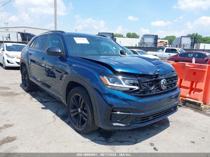 2023 VOLKSWAGEN ATLAS CROSS SPORT 2.0T SEL R-LINE BLACK