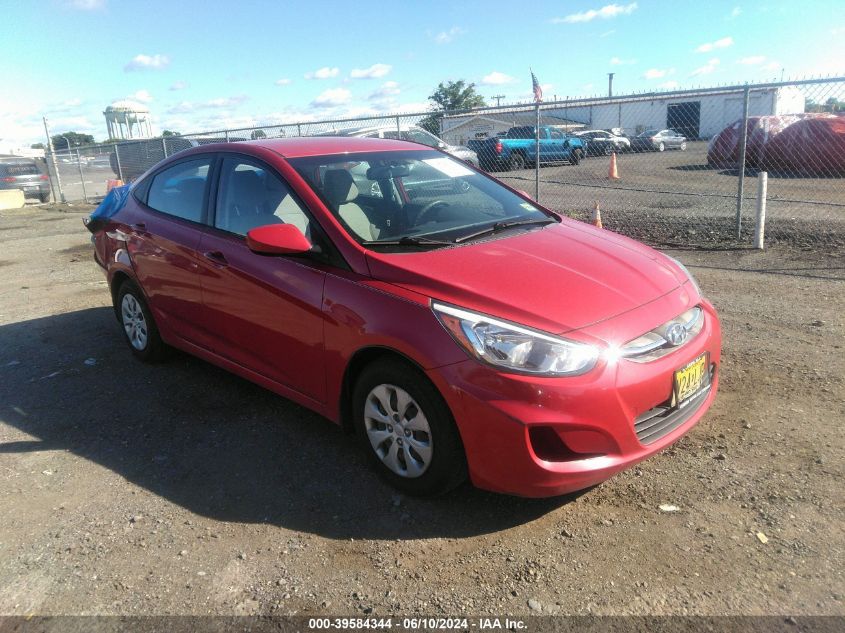 2016 HYUNDAI ACCENT SE