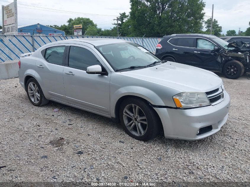 2012 DODGE AVENGER SXT PLUS