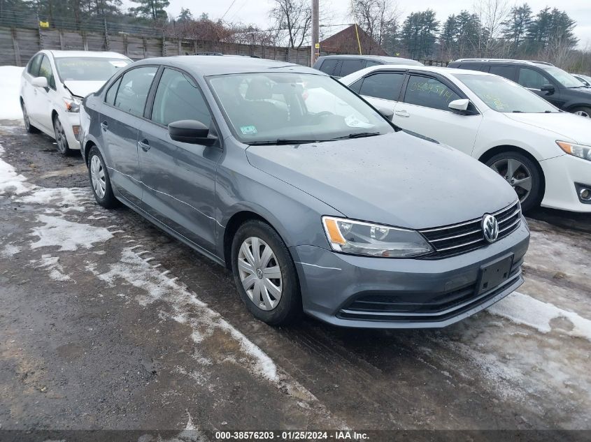 2015 VOLKSWAGEN JETTA 2.0L S