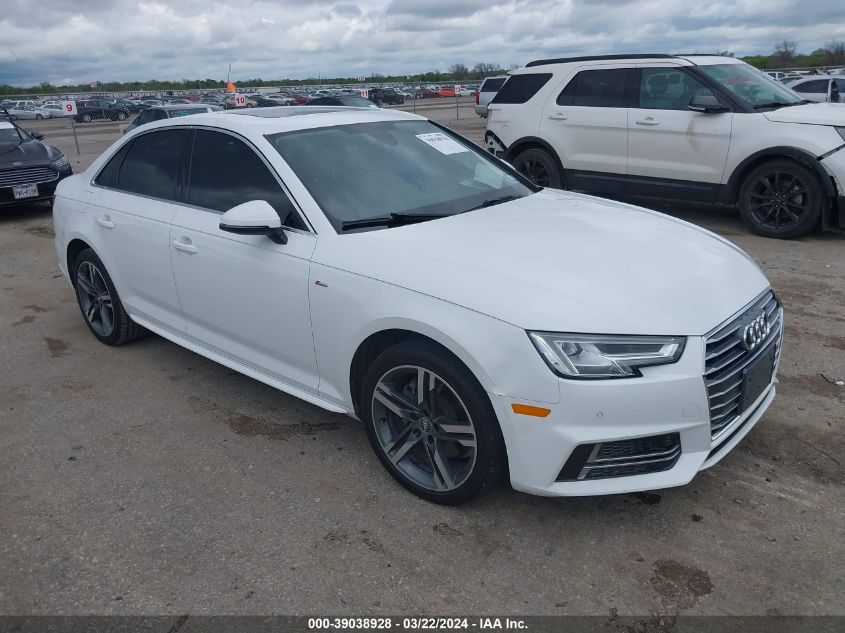 2018 AUDI A4 2.0T TECH ULTRA PREMIUM/2.0T ULTRA PREMIUM