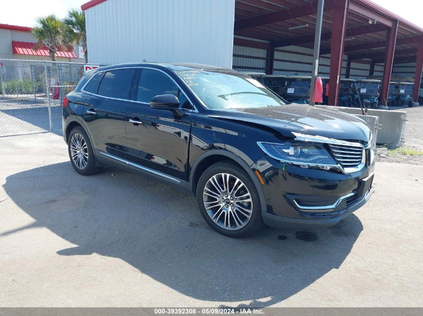 2016 LINCOLN MKX RESERVE