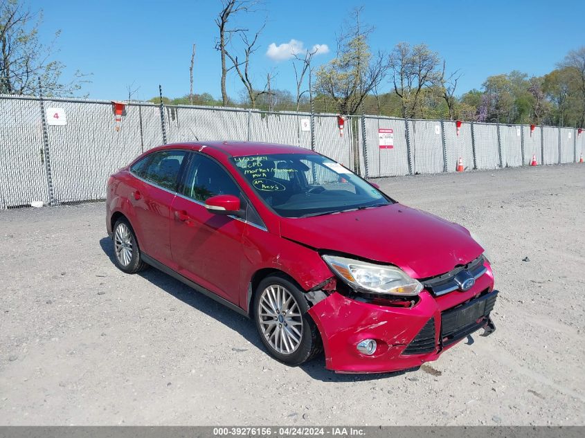 2012 FORD FOCUS SEL