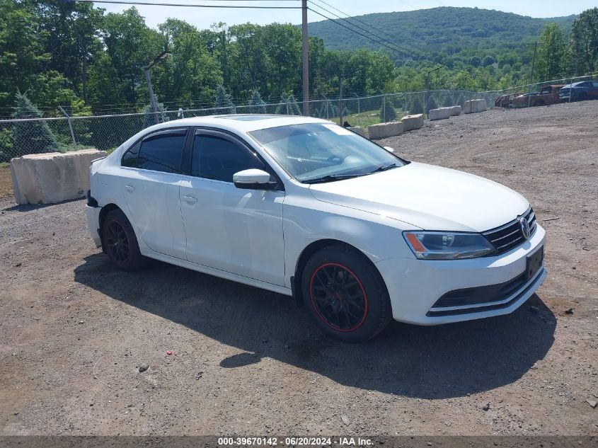 2015 VOLKSWAGEN JETTA 1.8T SE