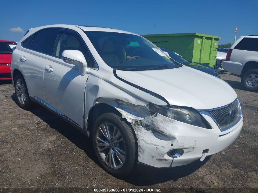 2012 LEXUS RX 450H 450