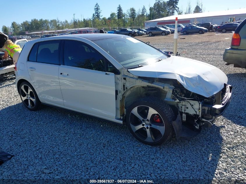 2015 VOLKSWAGEN GOLF GTI 2.0T SE 4-DOOR