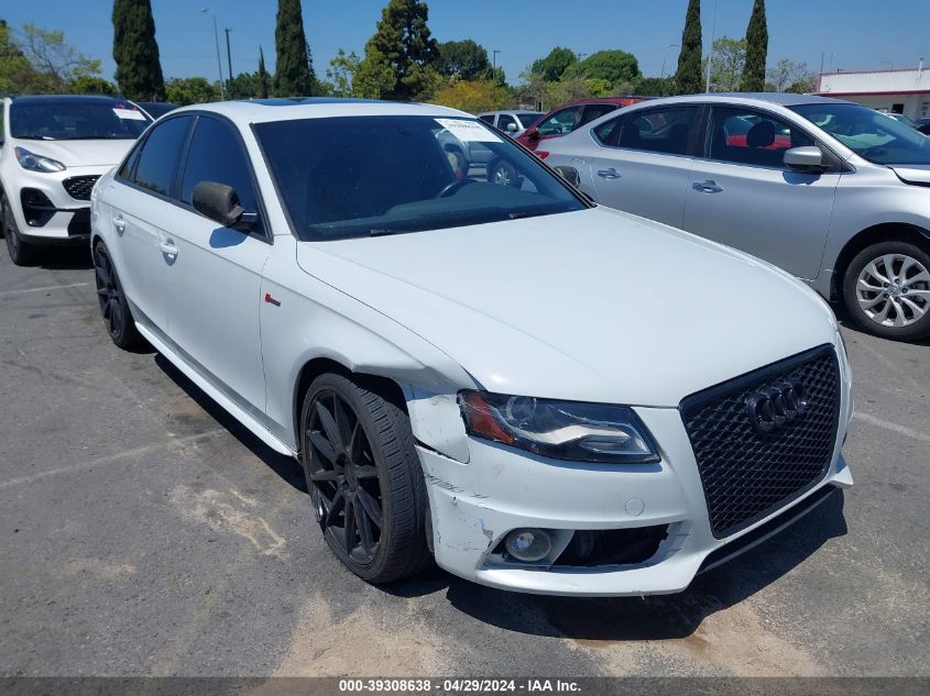 2012 AUDI S4 3.0 PREMIUM PLUS