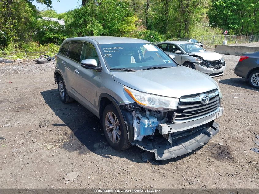 2015 TOYOTA HIGHLANDER LE PLUS V6