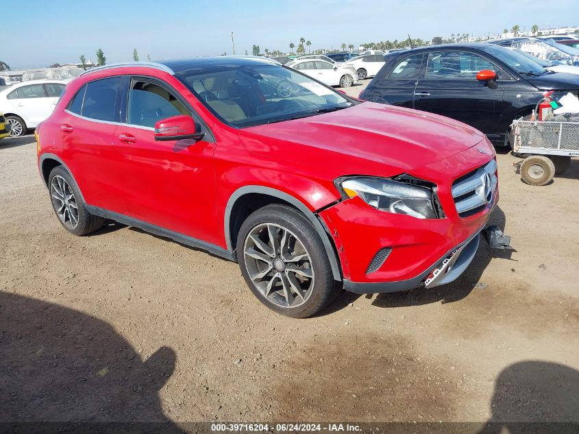 2016 MERCEDES-BENZ GLA 250