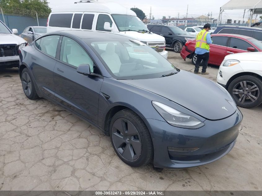 2022 TESLA MODEL 3 REAR-WHEEL DRIVE