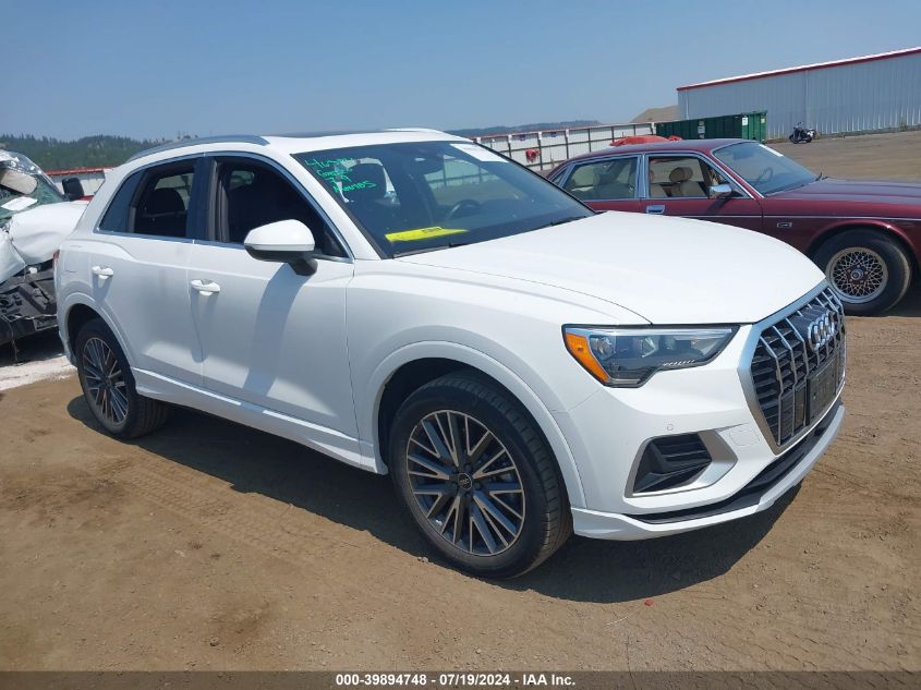 2021 AUDI Q3 PREMIUM 40 TFSI QUATTRO TIPTRONIC