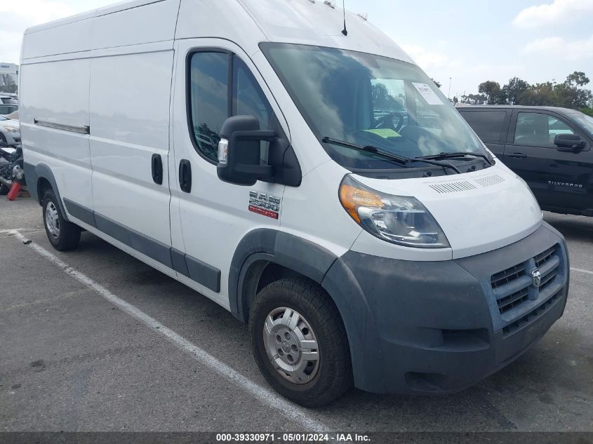 2018 RAM PROMASTER 2500 HIGH ROOF 159 WB