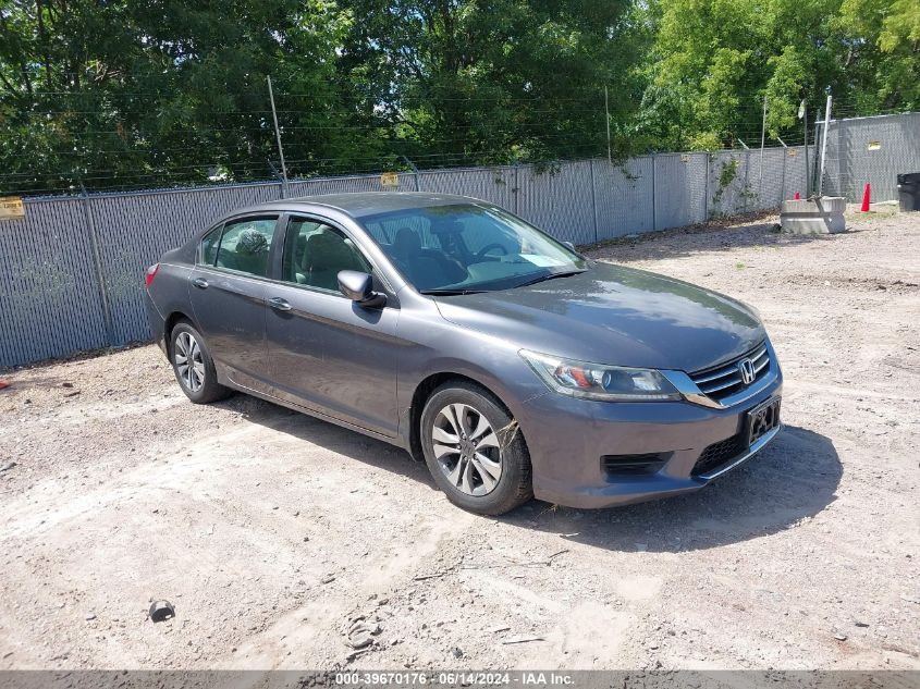 2013 HONDA ACCORD LX