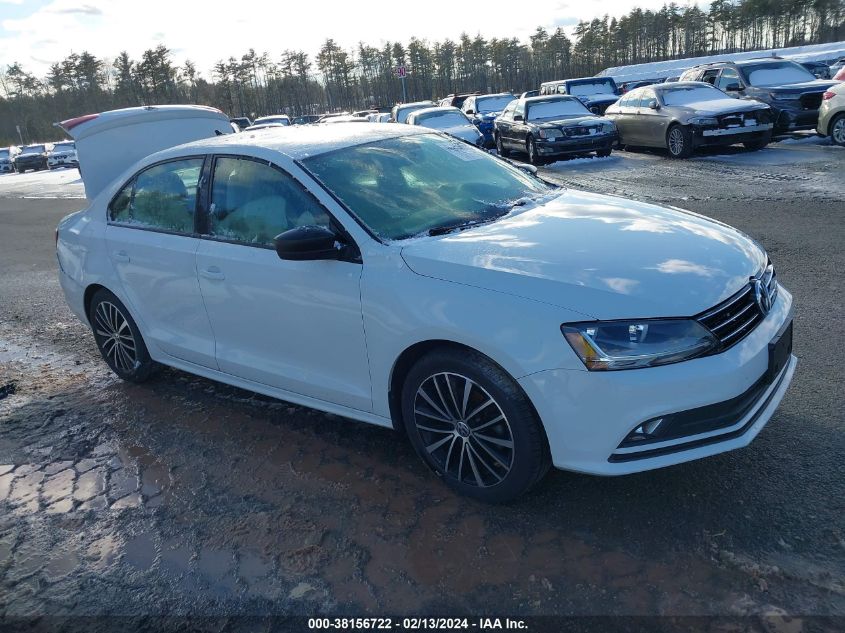 2017 VOLKSWAGEN JETTA 1.8T SPORT