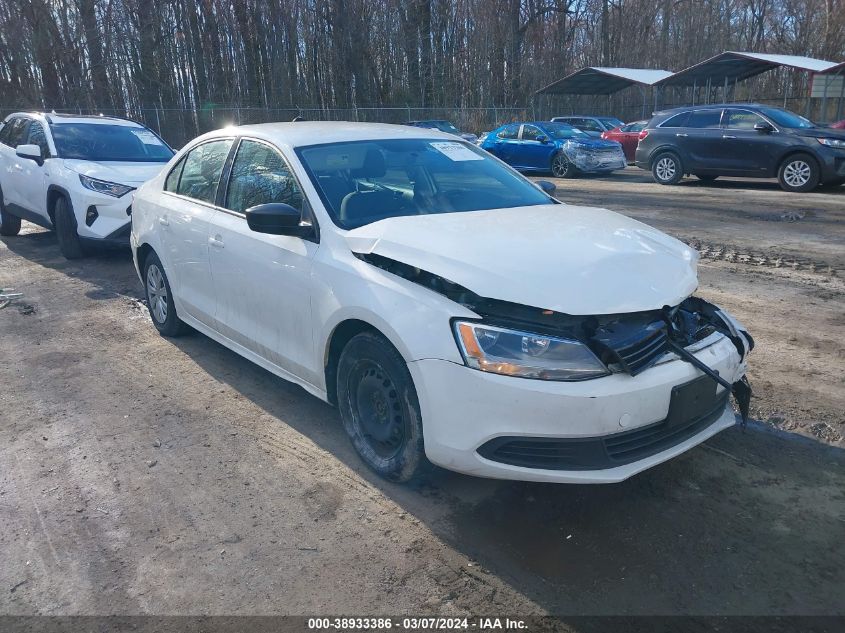 2014 VOLKSWAGEN JETTA 2.0L S