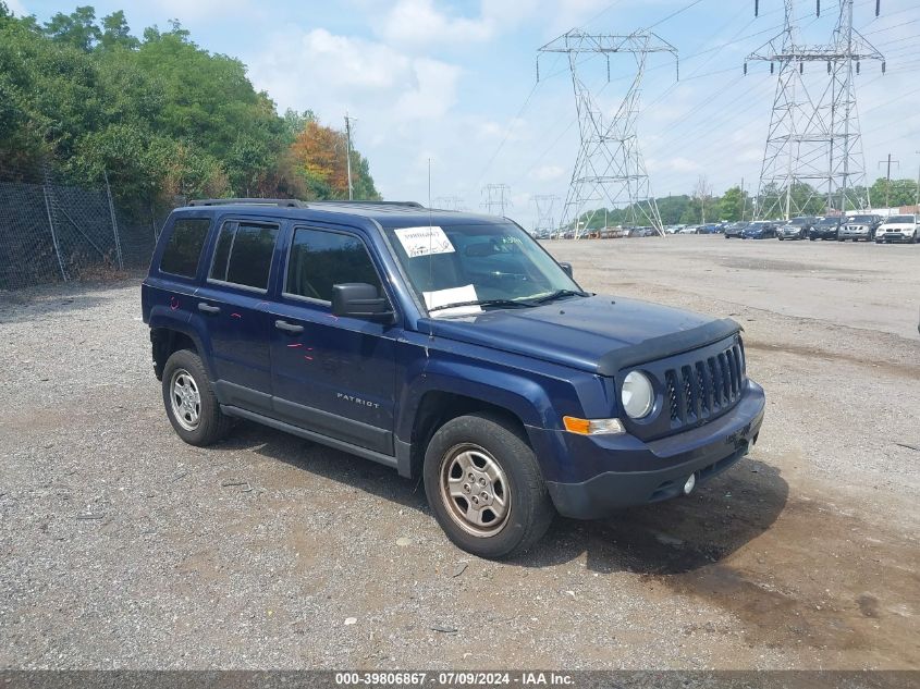 2013 JEEP PATRIOT SPORT