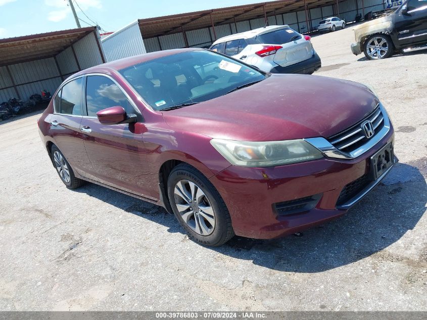 2014 HONDA ACCORD LX