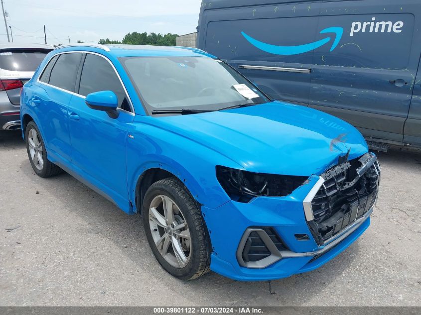 2020 AUDI Q3 PREMIUM 45 TFSI S LINE QUATTRO TIPTRONIC