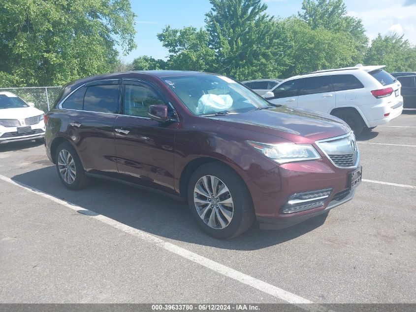 2014 ACURA MDX TECHNOLOGY