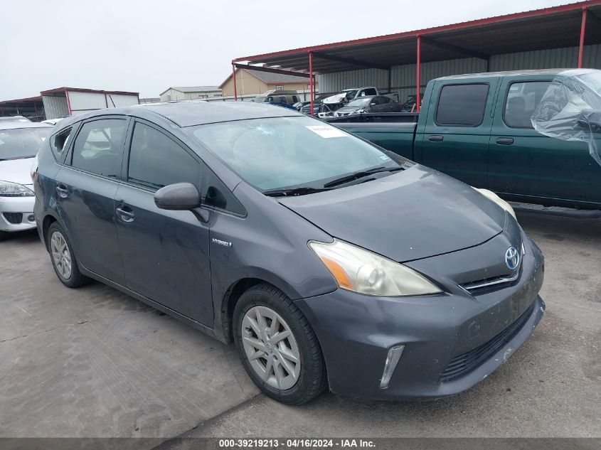 2012 TOYOTA PRIUS V THREE