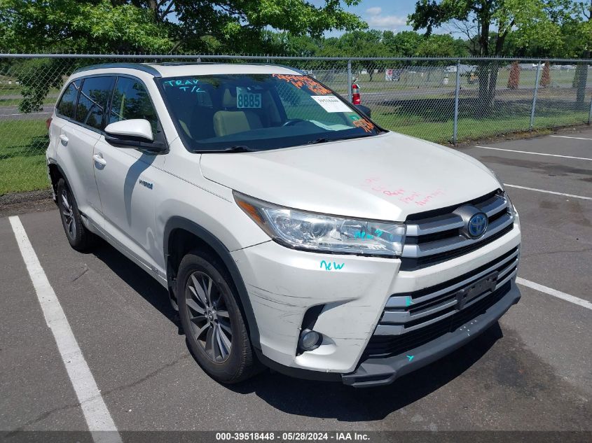 2017 TOYOTA HIGHLANDER HYBRID XLE