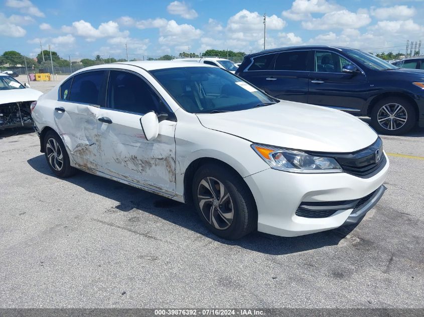 2017 HONDA ACCORD LX