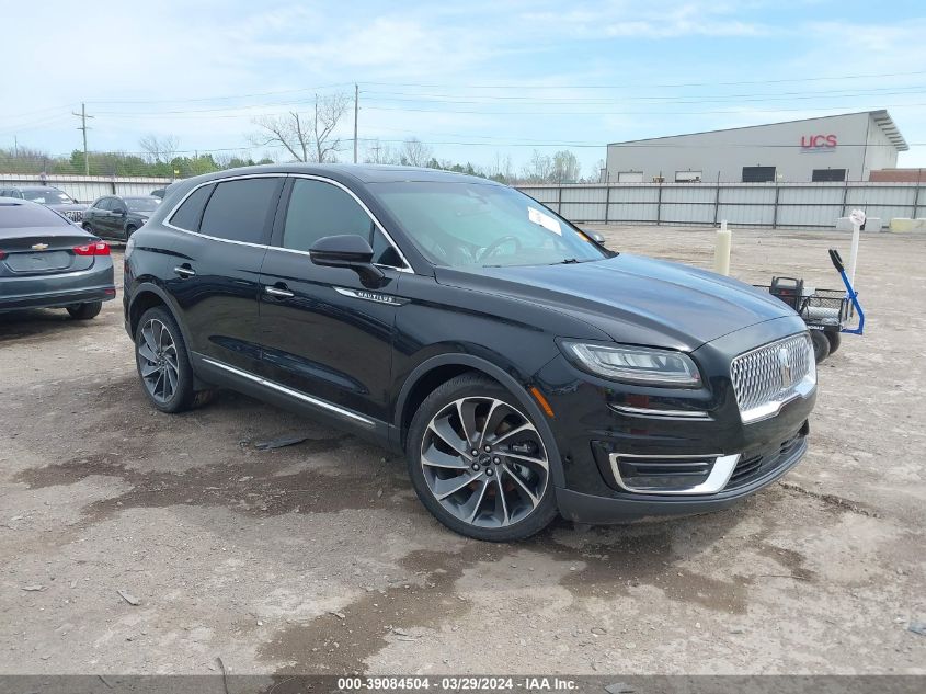 2019 LINCOLN NAUTILUS RESERVE