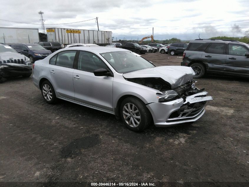 2015 VOLKSWAGEN JETTA 1.8T SE