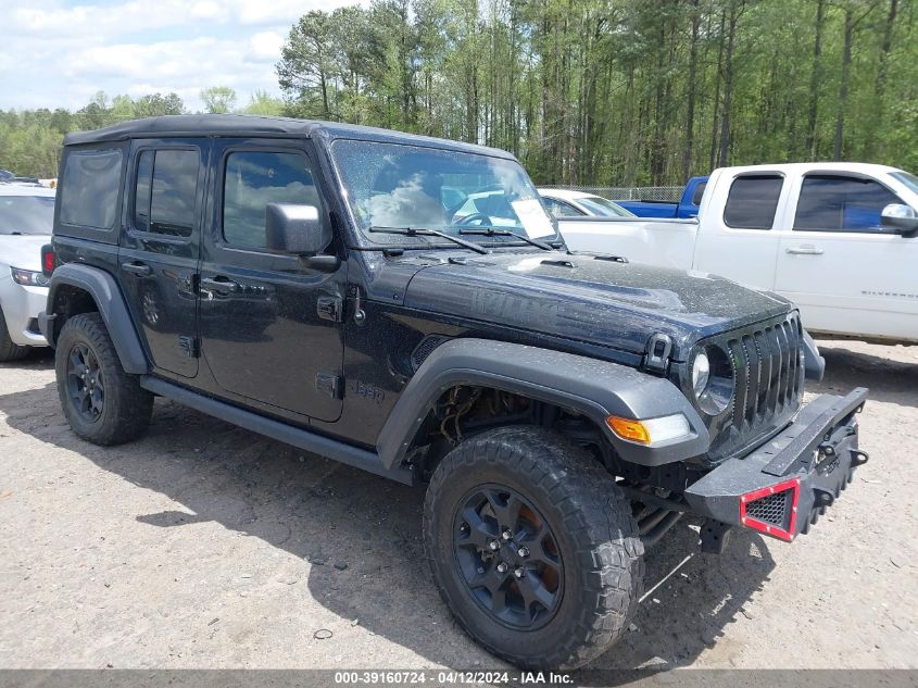 2021 JEEP WRANGLER UNLIMITED WILLYS SPORT 4X4