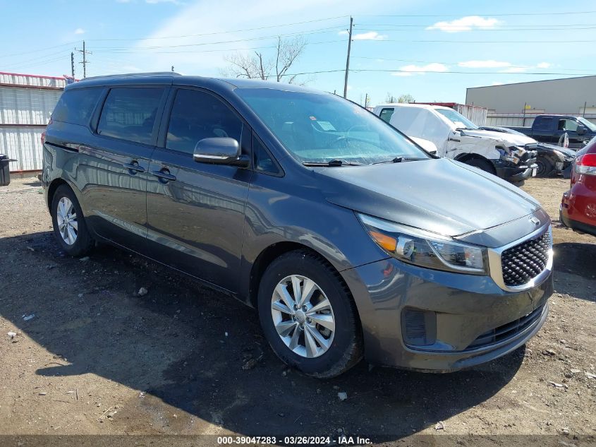 2016 KIA SEDONA LX