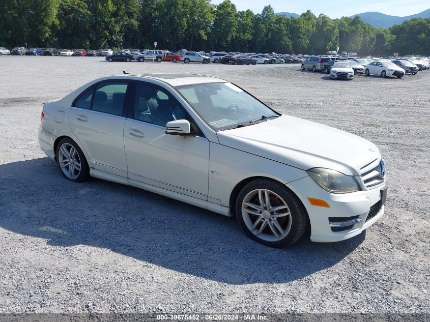 2012 MERCEDES-BENZ C 250 LUXURY/SPORT