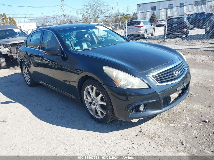 2010 INFINITI G37X