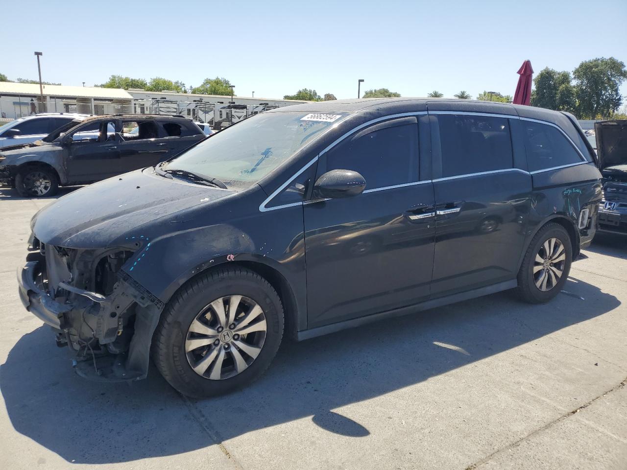 2014 HONDA ODYSSEY EXL