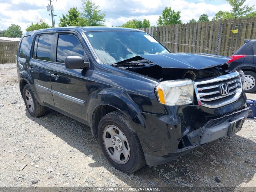 2015 HONDA PILOT LX