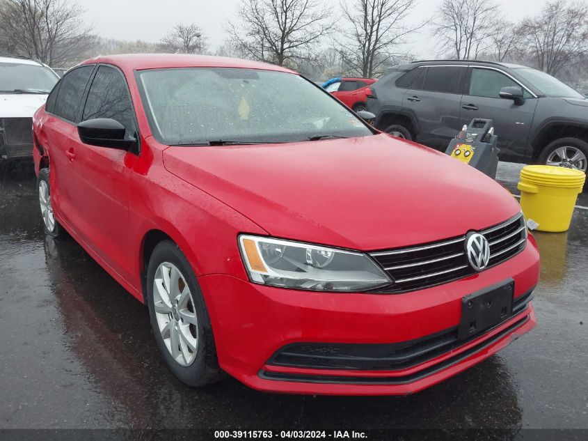 2015 VOLKSWAGEN JETTA 1.8T SE