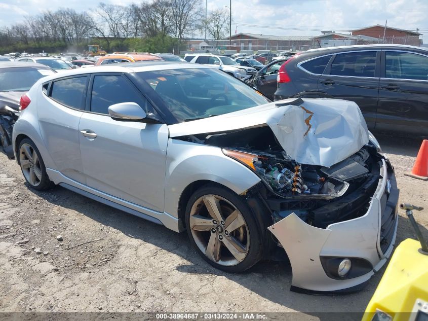 2013 HYUNDAI VELOSTER TURBO W/BLACK