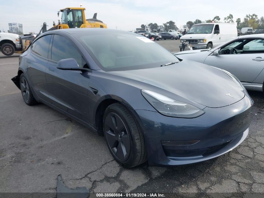 2022 TESLA MODEL 3 REAR-WHEEL DRIVE