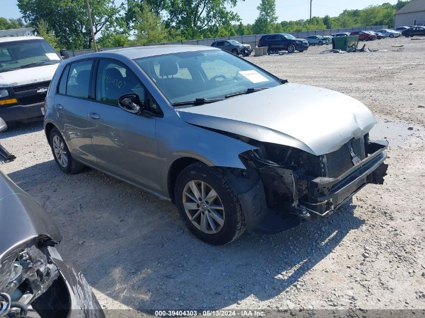 2016 VOLKSWAGEN GOLF TSI S 4-DOOR