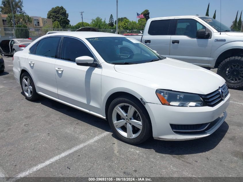 2013 VOLKSWAGEN PASSAT 2.5L SE