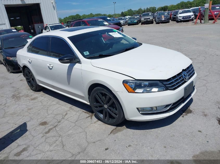 2012 VOLKSWAGEN PASSAT 2.5L SEL PREMIUM