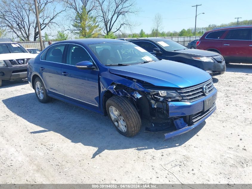 2016 VOLKSWAGEN PASSAT 1.8T S