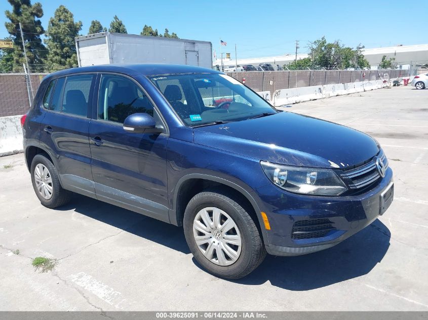 2012 VOLKSWAGEN TIGUAN S