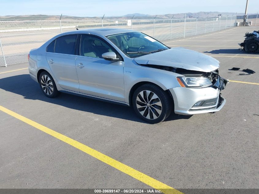 2016 VOLKSWAGEN JETTA HYBRID/SEL PREMIUM