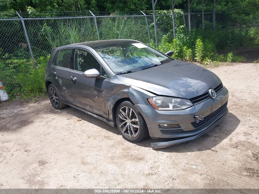 2015 VOLKSWAGEN GOLF TSI SE 4-DOOR