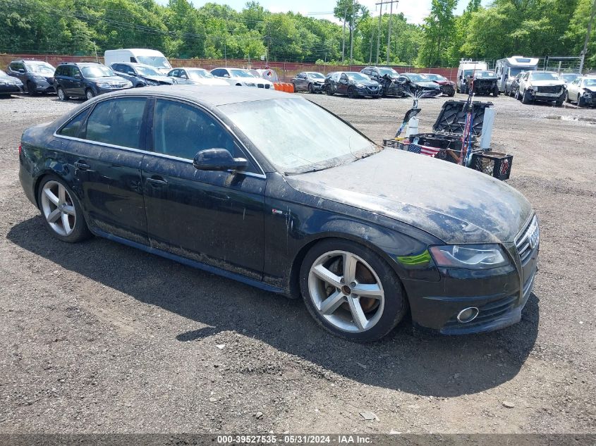 2012 AUDI A4 2.0T PREMIUM