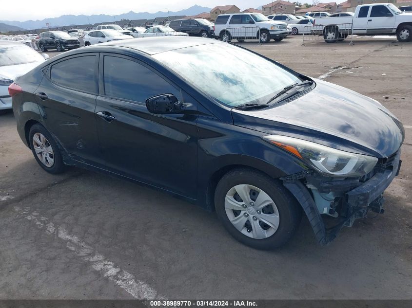 2016 HYUNDAI ELANTRA SE