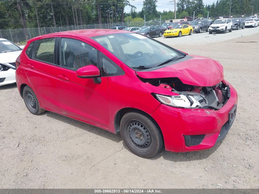 2016 HONDA FIT LX