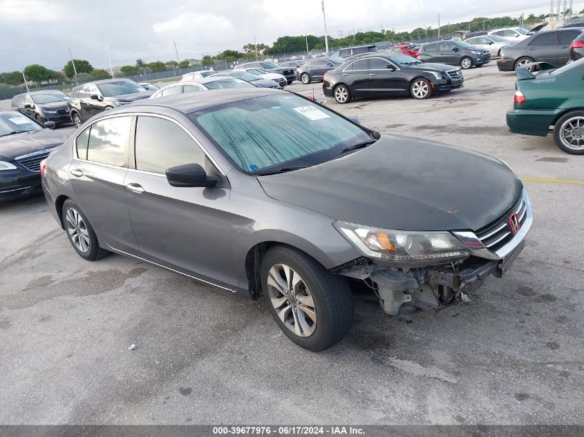 2014 HONDA ACCORD LX