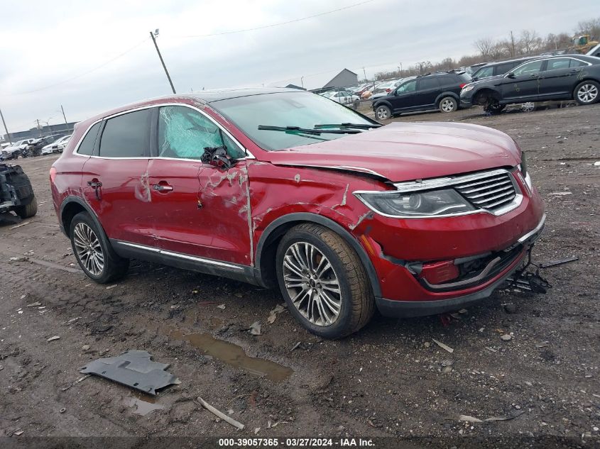 2016 LINCOLN MKX RESERVE